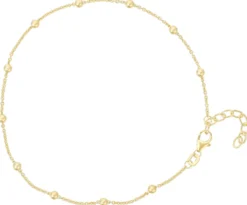 Bijou Brigitte Fußkettchen>Fußkettchen - Tiny Balls gold