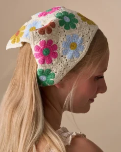 Bijou Brigitte Bandanas>Haarband - Floral Breeze beige, mehrfarbig