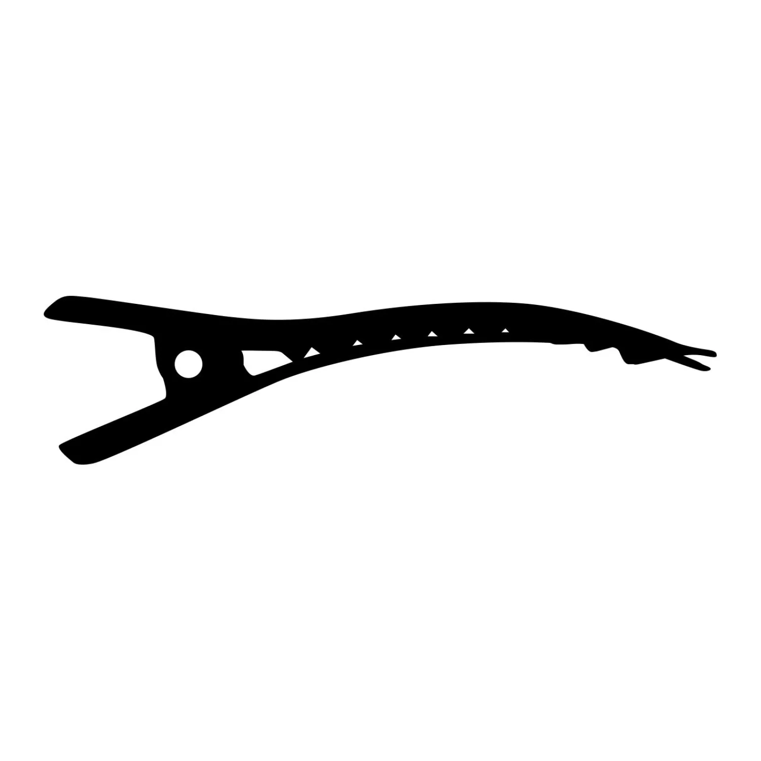 Bijou Brigitte Haarklammern>Haarclip - Feather Dots schwarz