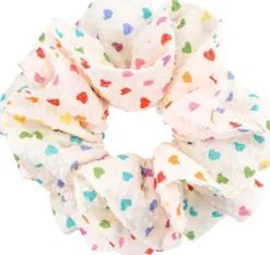 Bijou Brigitte Scrunchies>Haargummi - Colorful Hearts mehrfarbig
