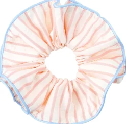 Bijou Brigitte Pastellschmuck|Scrunchies>Haargummi - Light Pink rosa, weiß