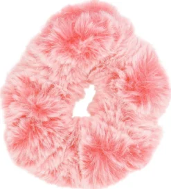 Bijou Brigitte Kinderschmuck|Scrunchies>Haargummi - Plushy Pink rosa