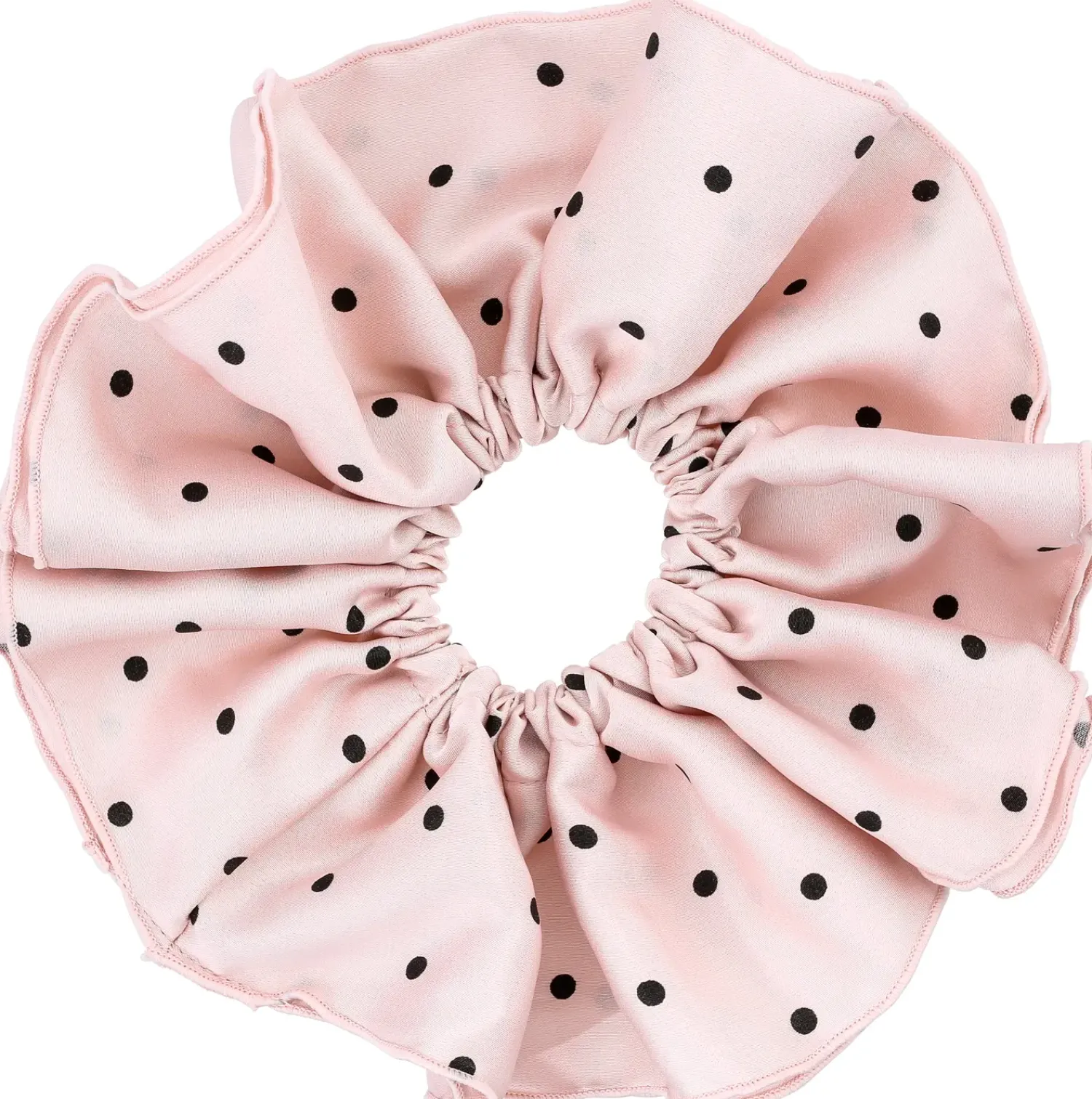 Bijou Brigitte Scrunchies>Haargummi - Rose Dots rosa
