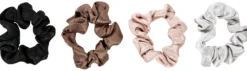 Bijou Brigitte Scrunchies>Haargummi-Set - Silky Four mehrfarbig