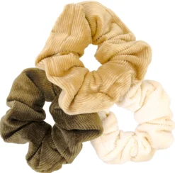 Bijou Brigitte Scrunchies>Haargummi-Set - Soft Trio mehrfarbig