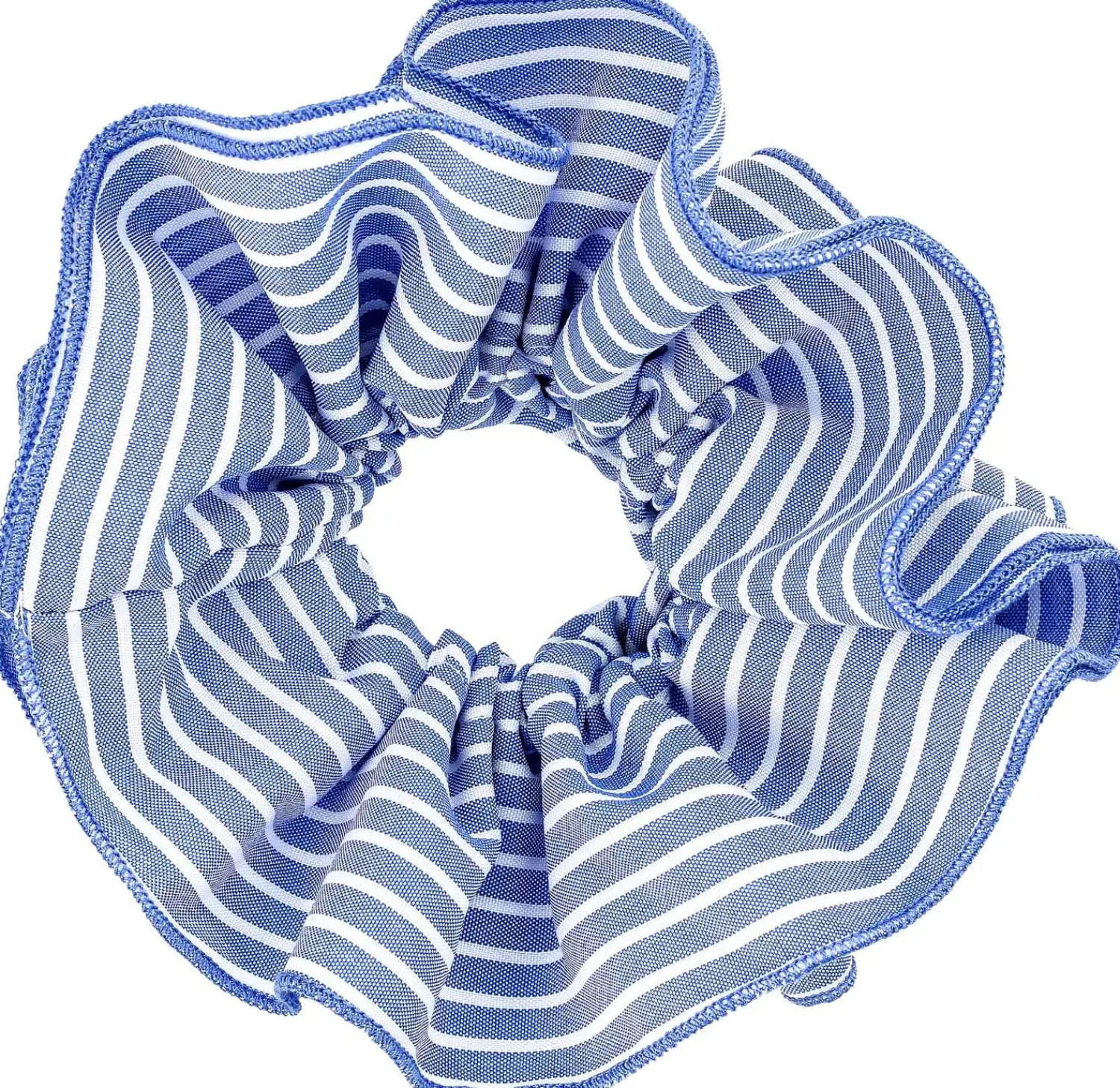 Bijou Brigitte Scrunchies>Haargummi - Stockholm Stripes blau