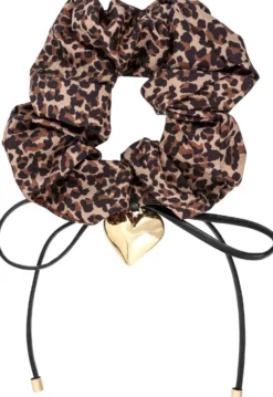 Bijou Brigitte Haarschleifen|Scrunchies>Haargummi - Wild Heart braun