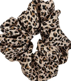 Bijou Brigitte Scrunchies|Leo-Schmuck>Haargummi - Wild Leo beige, braun