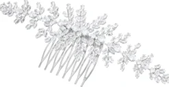 Bijou Brigitte Brauthaarschmuck|Brautschmuck>Haarkamm - Beautiful Leaves silber