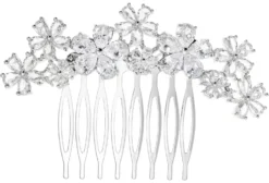 Bijou Brigitte Brauthaarschmuck|Brautschmuck>Haarkamm - Blossom Sensation silber