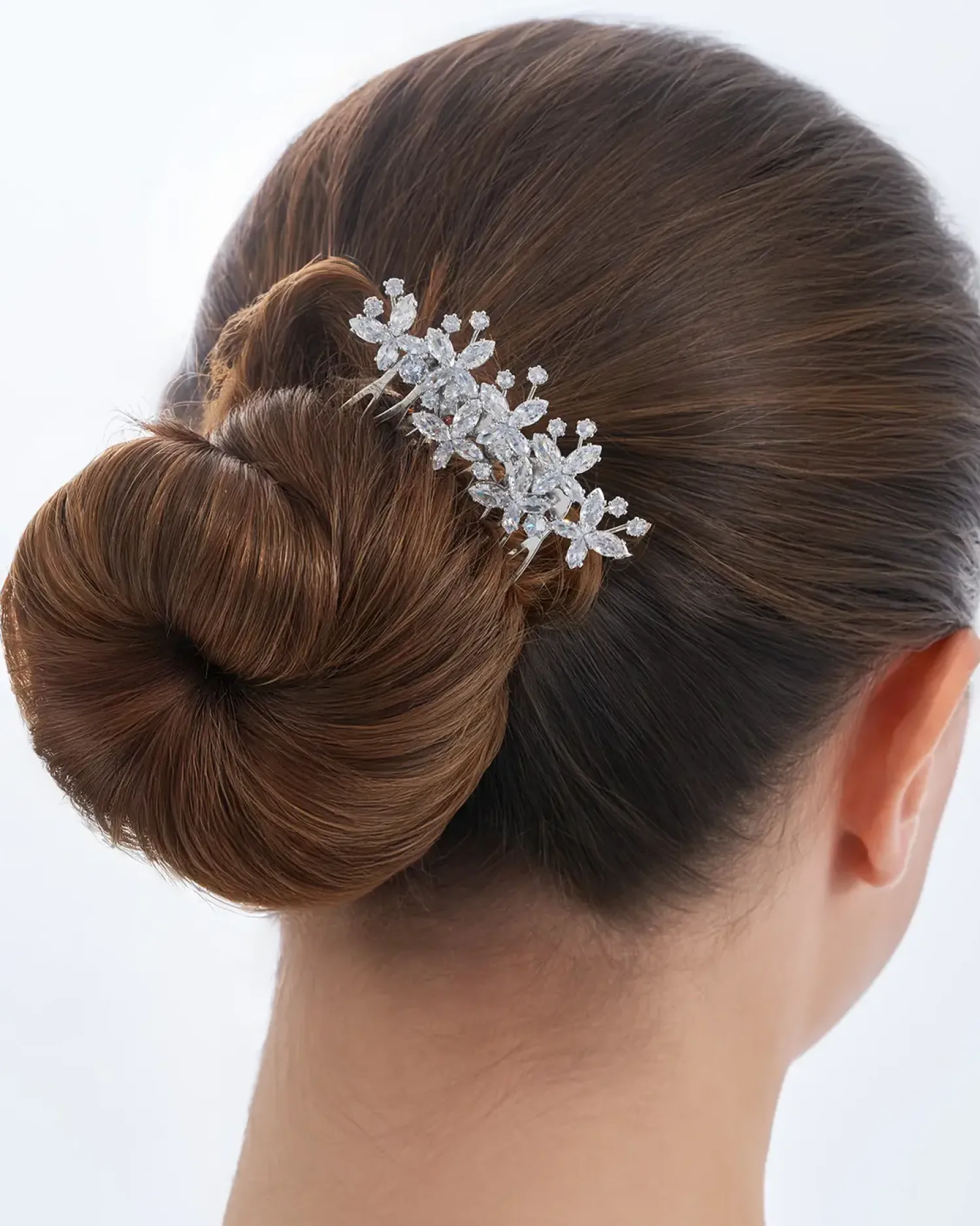 Bijou Brigitte Brauthaarschmuck|Brauthaarschmuck>Haarkamm - Elegant Leaves silber