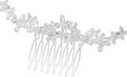 Bijou Brigitte Brauthaarschmuck|Brauthaarschmuck>Haarkamm - Floral Wonder silber