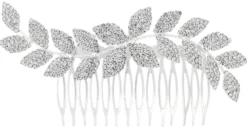 Bijou Brigitte Brauthaarschmuck|Brauthaarschmuck>Haarkamm - Glamorous Girl silber