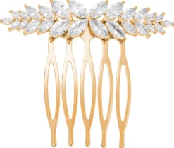 Bijou Brigitte Brauthaarschmuck|Brauthaarschmuck>Haarkamm - en Flash gold