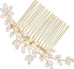 Bijou Brigitte Brauthaarschmuck|Brautschmuck>Haarkamm - en Garden gold