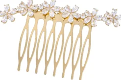 Bijou Brigitte Brauthaarschmuck|Brauthaarschmuck>Haarkamm - Perfect Flowers gold