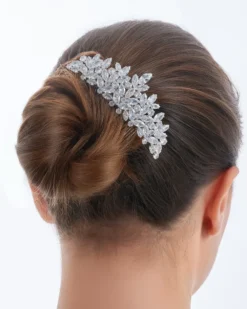 Bijou Brigitte Brauthaarschmuck|Brautschmuck>Haarkamm - Sparkling Bloom silber