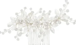 Bijou Brigitte Brautschmuck>Haarkamm - Wonderfull Bloom silber