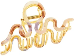 Bijou Brigitte Haarklammern>Haarklammer - Beige Wave beige, gold