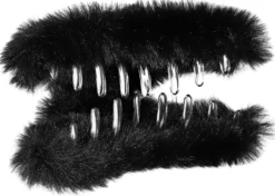 Bijou Brigitte Haarklammern>Haarklammer - Black Fur schwarz