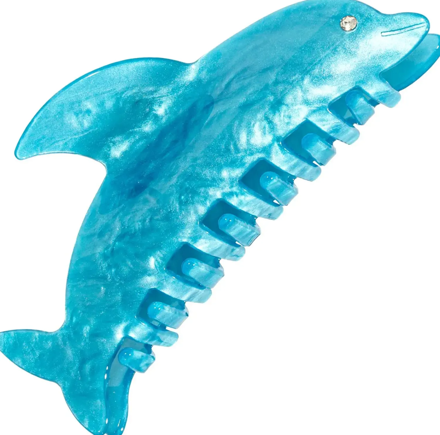 Bijou Brigitte Haarklammern>Haarklammer - Blue Flipper blau