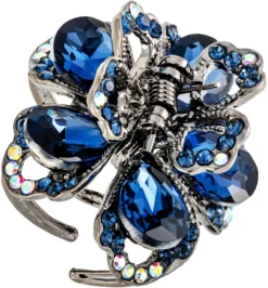 Bijou Brigitte Haarklammern>Haarklammer - Blue Gems blau, silber