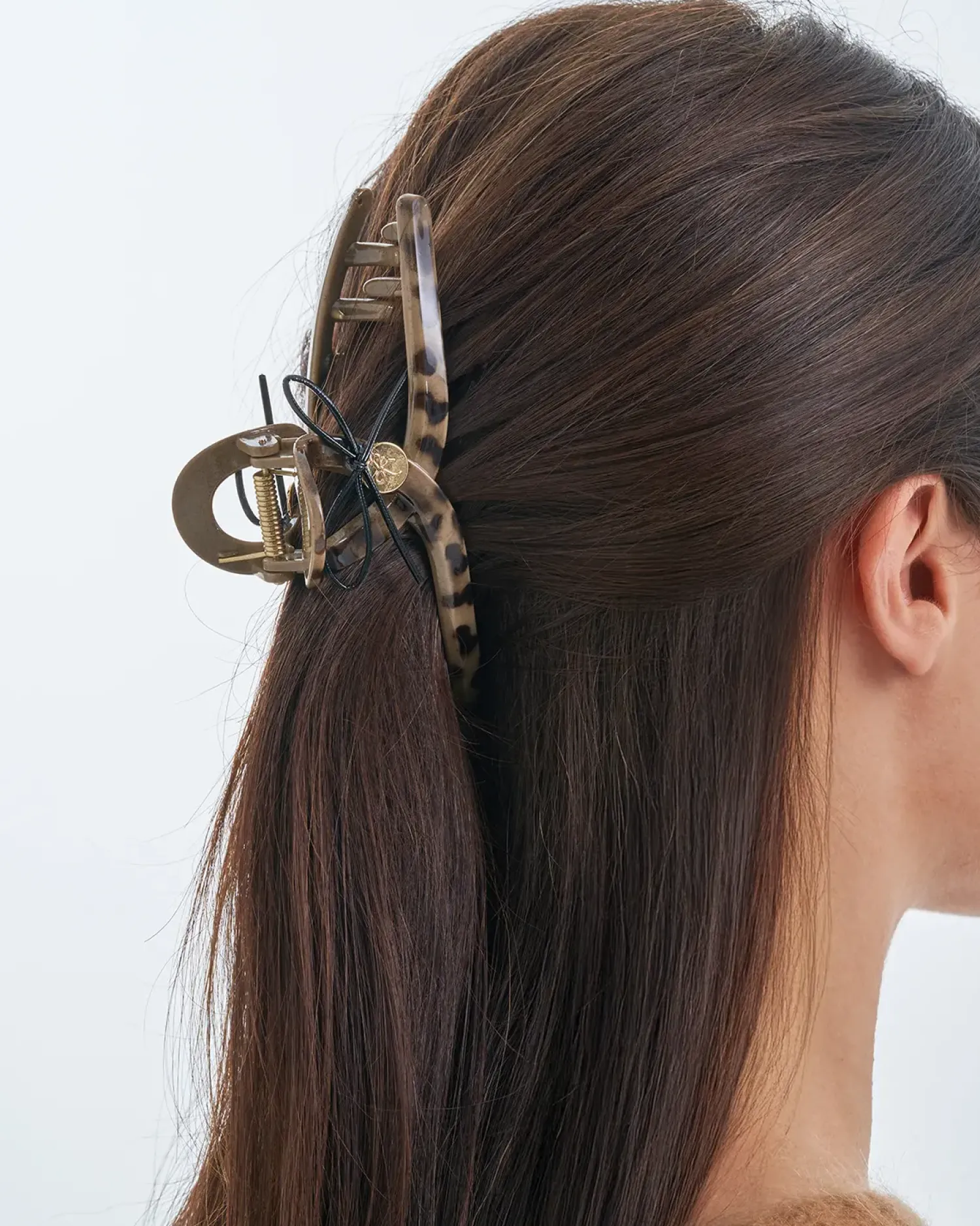 Bijou Brigitte Haarklammern|Leo-Schmuck>Haarklammer - Classy Leo schwarz, braun