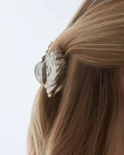 Bijou Brigitte Haarklammern|Muschelschmuck>Haarklammer - Conch Shell silber