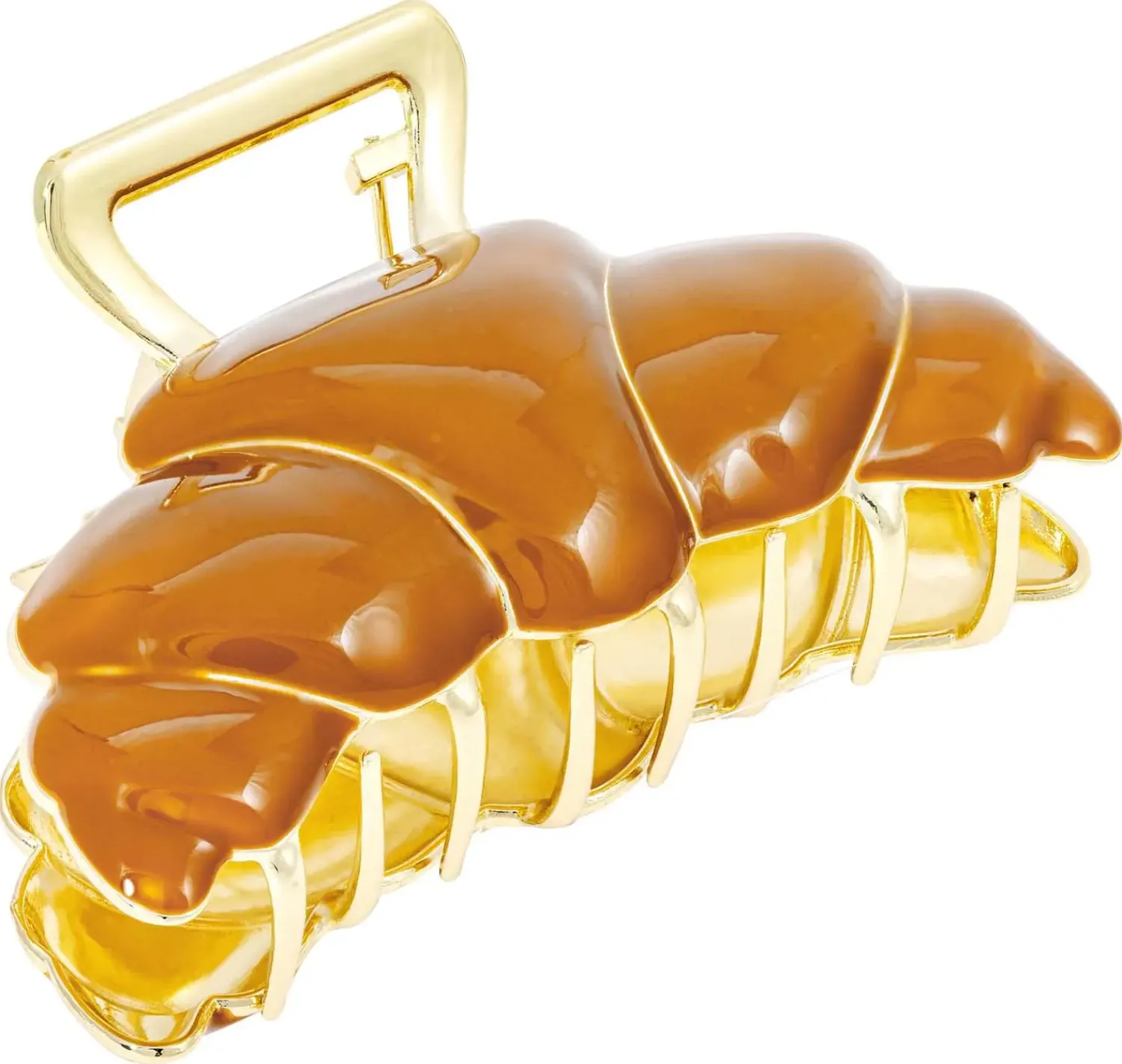Bijou Brigitte Haarklammern>Haarklammer - Cute Croissant braun