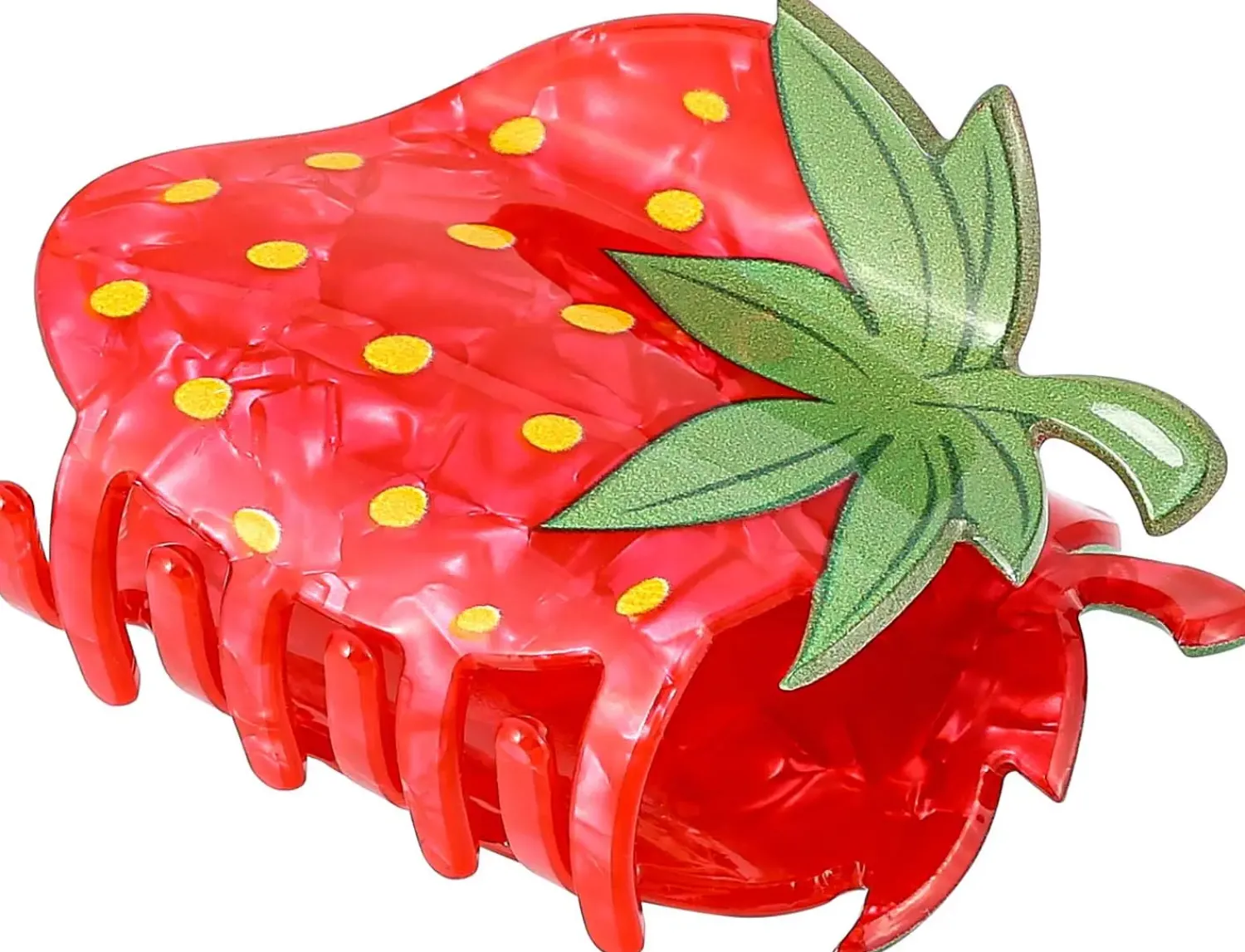 Bijou Brigitte Haarklammern>Haarklammer - Cute Strawberry rot