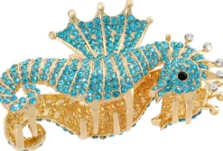 Bijou Brigitte Haarklammern>Haarklammer - Cyan Sea gold, türkis