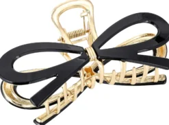 Bijou Brigitte Haarschleifen|Haarklammern>Haarklammer - Dark Bow schwarz, gold