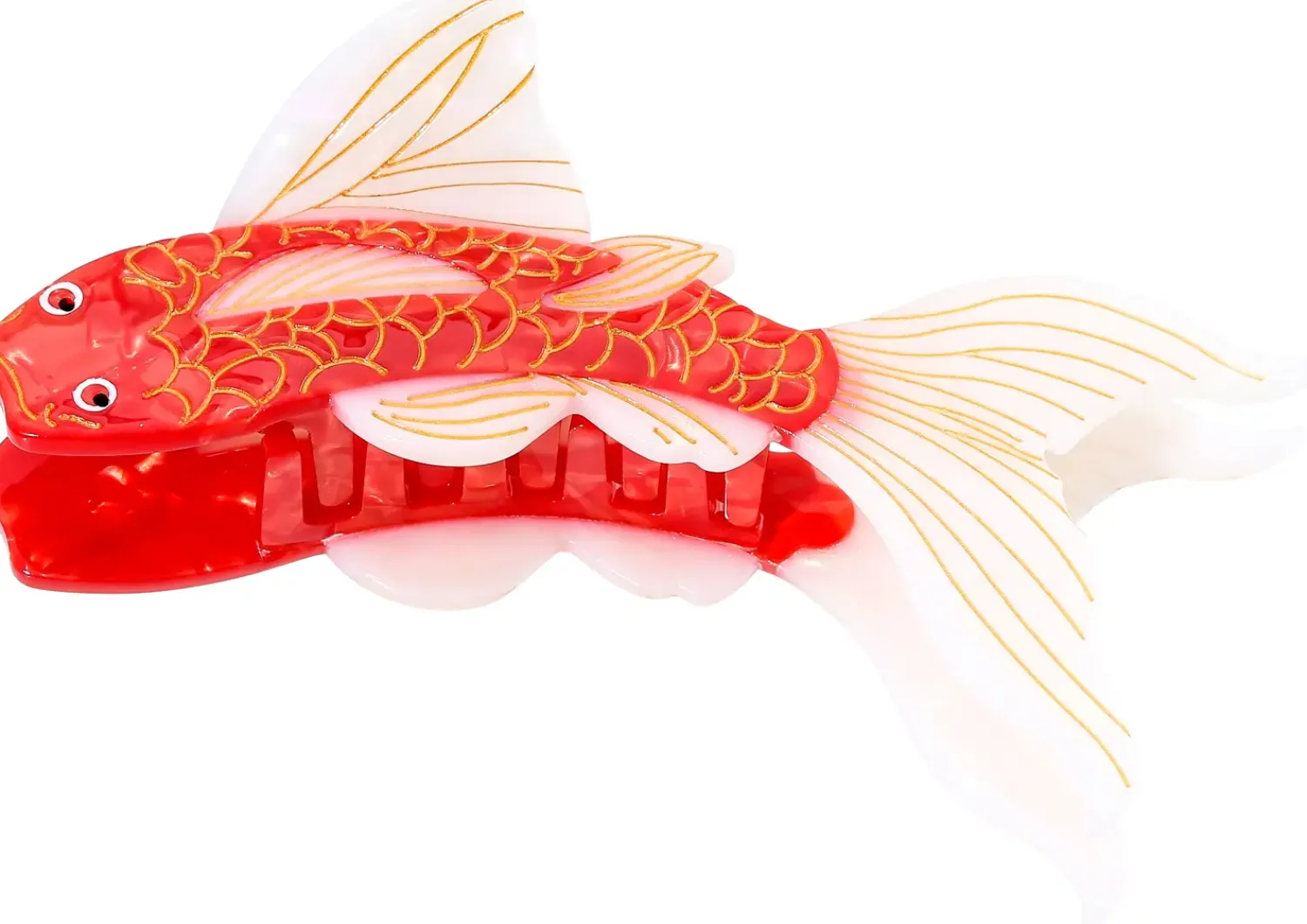 Bijou Brigitte Haarklammern|Maritimer Schmuck>Haarklammer - Elegant Cutie weiß, rot