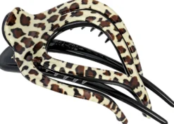 Bijou Brigitte Haarklammern|Leo-Schmuck>Haarklammer - Elegant Leo beige, schwarz, braun