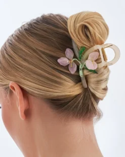 Bijou Brigitte Haarklammern>Haarklammer - Floral Charm rosa, weiß