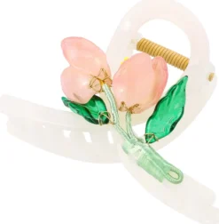 Bijou Brigitte Haarklammern>Haarklammer - Floral Charm rosa, weiß