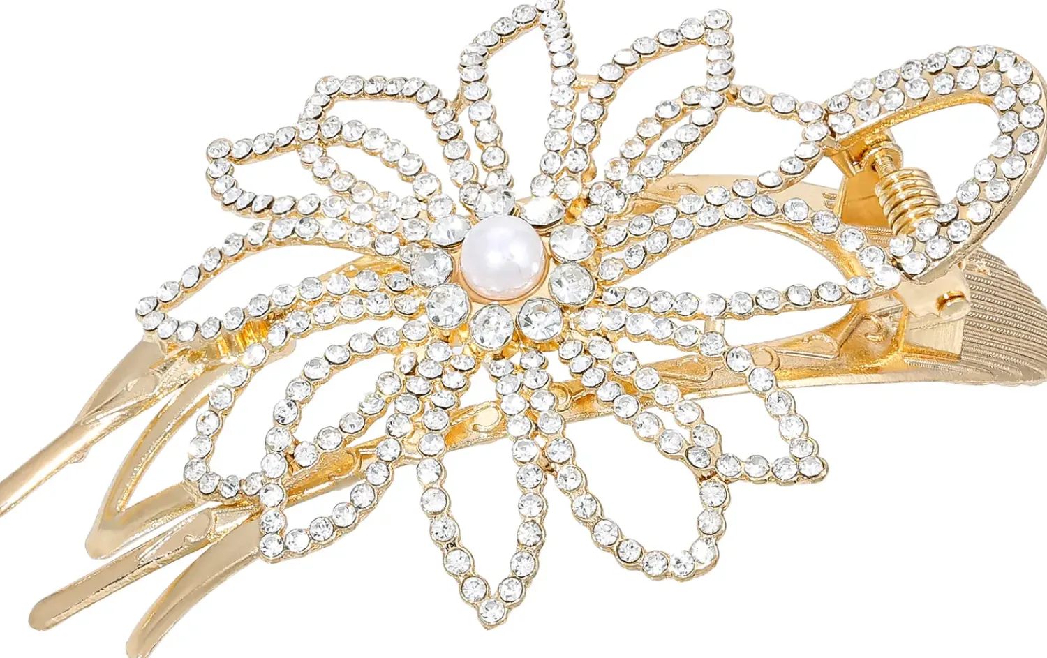 Bijou Brigitte Haarspangen>Haarklammer - Floral Glamour gold
