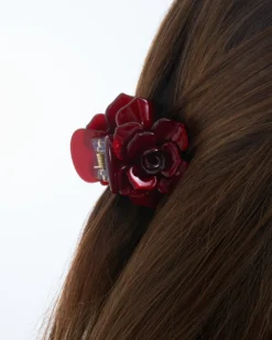 Bijou Brigitte Haarklammern>Haarklammer - Glamorous Rose rot