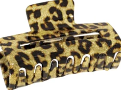 Bijou Brigitte Haarklammern|Leo-Schmuck>Haarklammer - Glittery Wilderness beige, schwarz