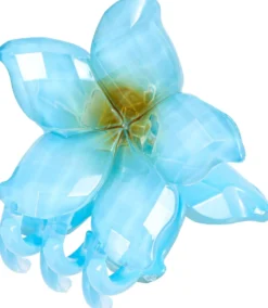 Bijou Brigitte Haarklammern>Haarklammer - Glossy Blossom blau