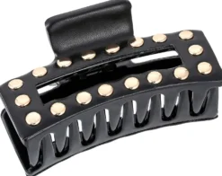 Bijou Brigitte Haarklammern>Haarklammer - Golden Dots schwarz, gold