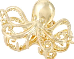 Bijou Brigitte Haarklammern|Maritimer Schmuck>Haarklammer - en Tentakle gold