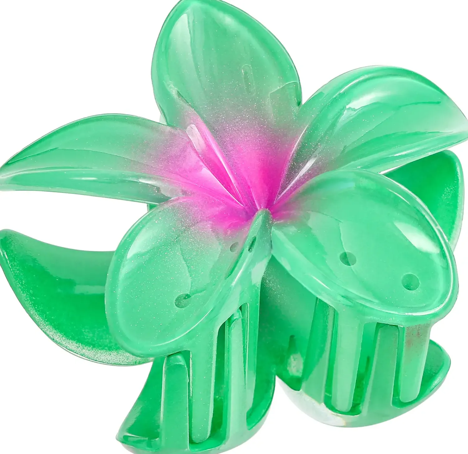 Bijou Brigitte Haarklammern>Haarklammer - Green Aloha grün