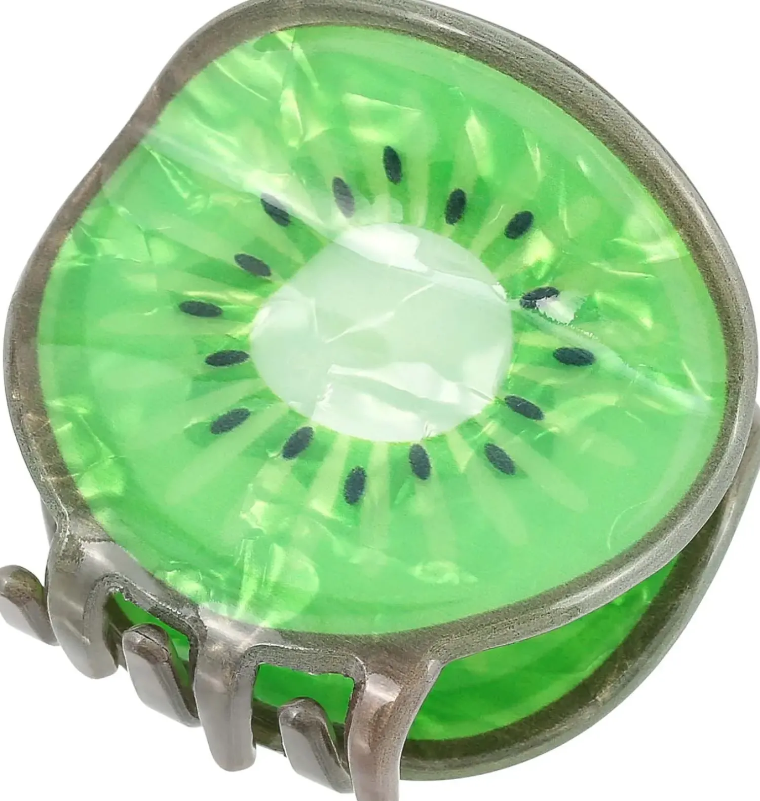 Bijou Brigitte Haarklammern>Haarklammer - Green Kiwi grün