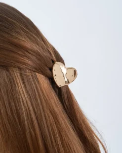 Bijou Brigitte Haarklammern>Haarklammer - Hammered Heart gold