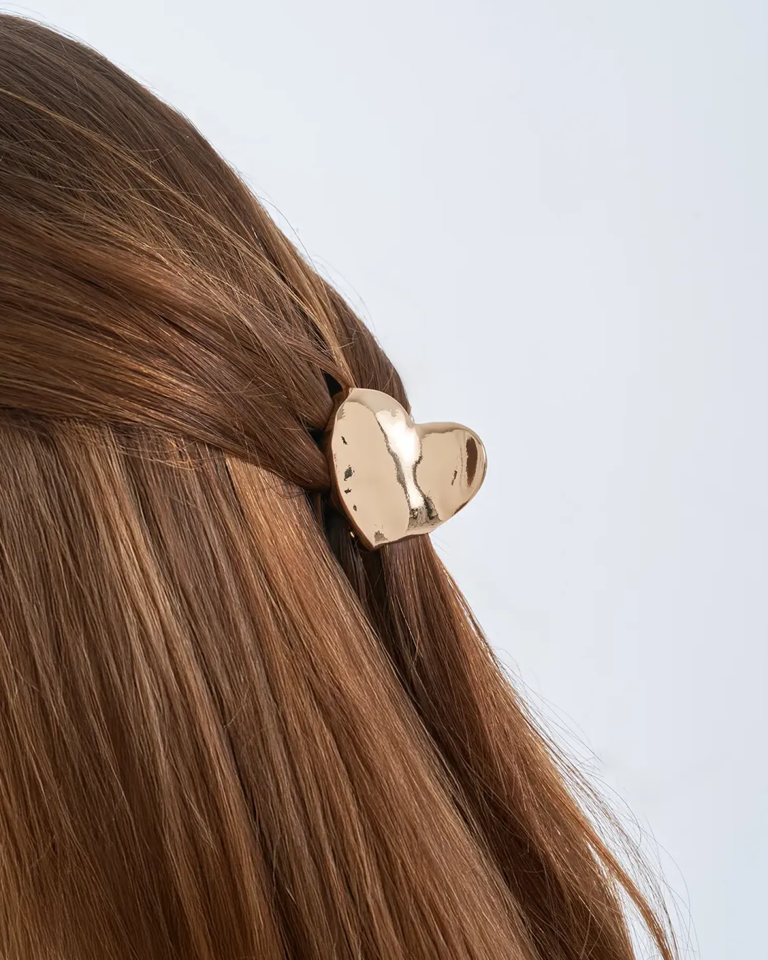 Bijou Brigitte Haarklammern>Haarklammer - Hammered Heart gold