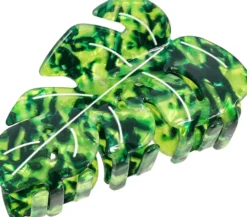 Bijou Brigitte Haarklammern>Haarklammer - Jungle Leaf grün