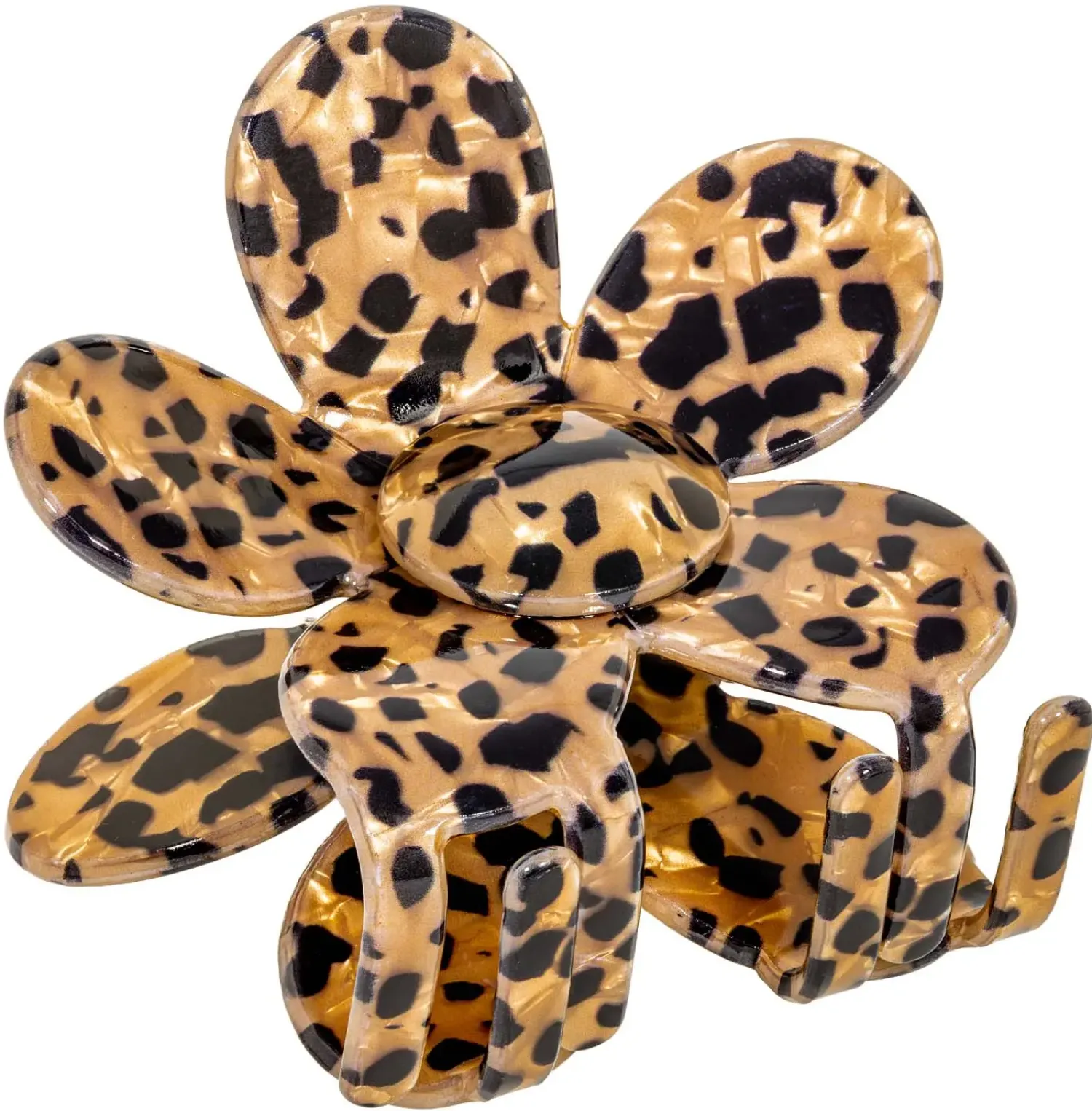 Bijou Brigitte Haarklammern|Leo-Schmuck>Haarklammer - Leo Flower schwarz, braun
