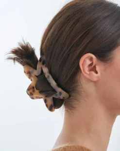 Bijou Brigitte Haarklammern|Leo-Schmuck>Haarklammer - Leo Star beige