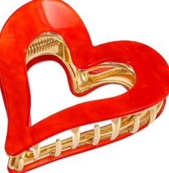 Bijou Brigitte Haarklammern>Haarklammer - Lovely Heart rot